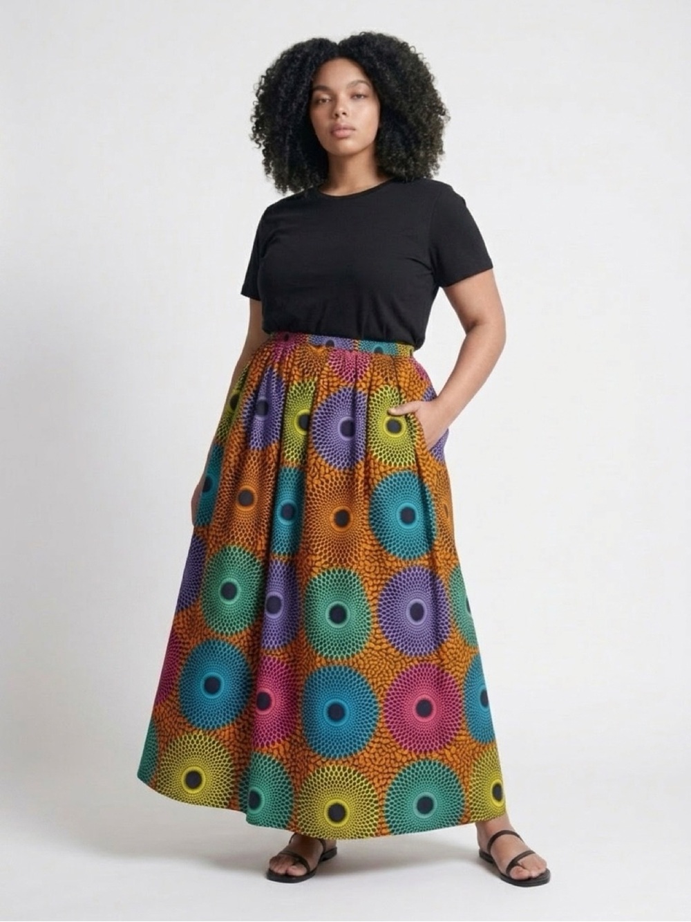 NWT - Women's Maxi Skirt with Pockets